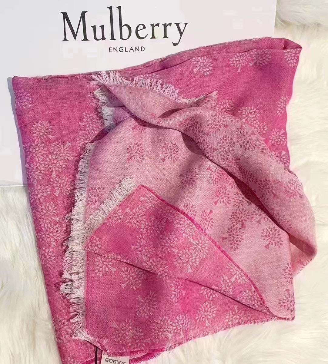 MULBERRY 圍巾- 100%正版(必須先跟店主確定貨物狀況)