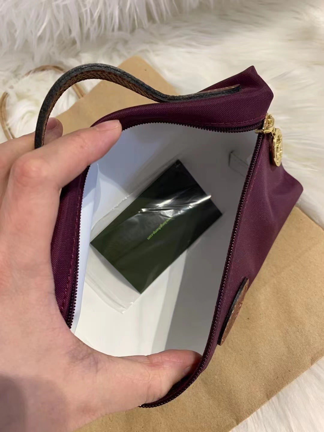 LONGCHAMP 化妝袋 /手包- 100%正版(必須先跟店主確定貨物狀況)