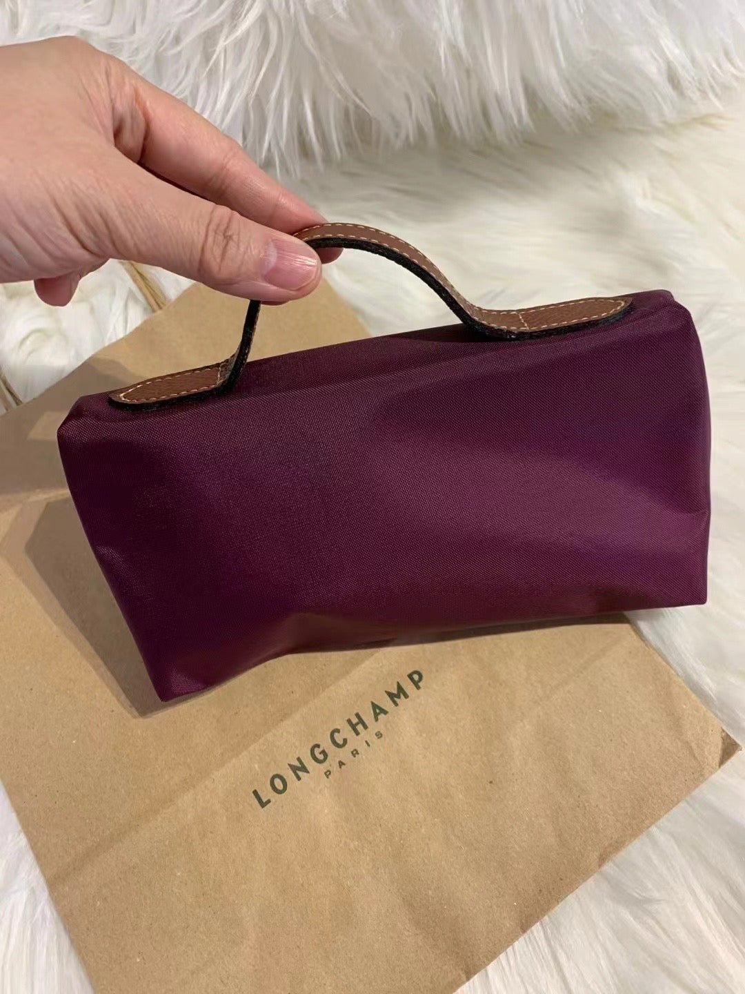 LONGCHAMP 化妝袋 /手包- 100%正版(必須先跟店主確定貨物狀況)