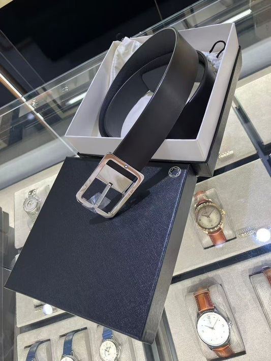 MONTBLANC 男款雙面皮帶 - 100%正版(必須先跟店主確定貨物狀況）