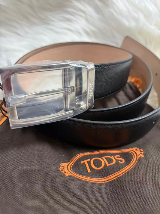 TODS 男款黑色皮帶 - 100%正版(必須先跟店主確定貨物狀況）